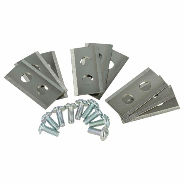 9x Lâminas de Corte vhbw para Cortador de Relva Worx WA0789 - Aço, Prateado