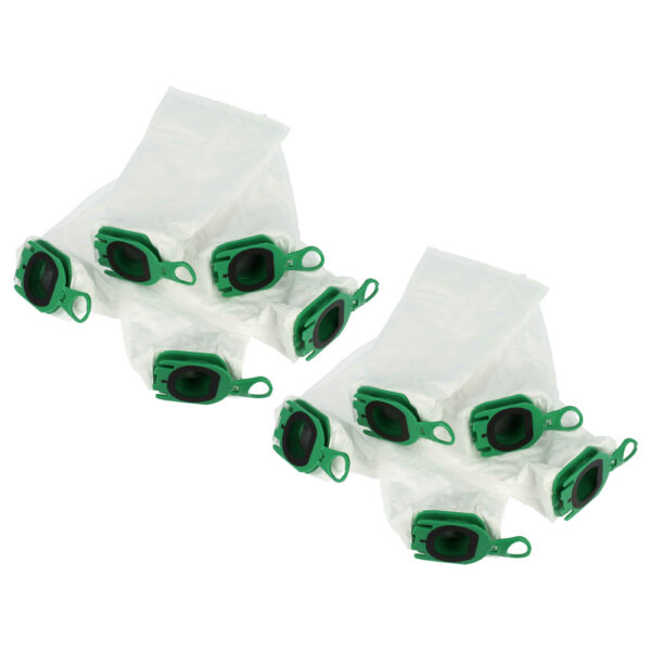 Pack com 10 Sacos para Aspirador Vorwerk Kobold VB100, EBB100, FP100 - Microfleece