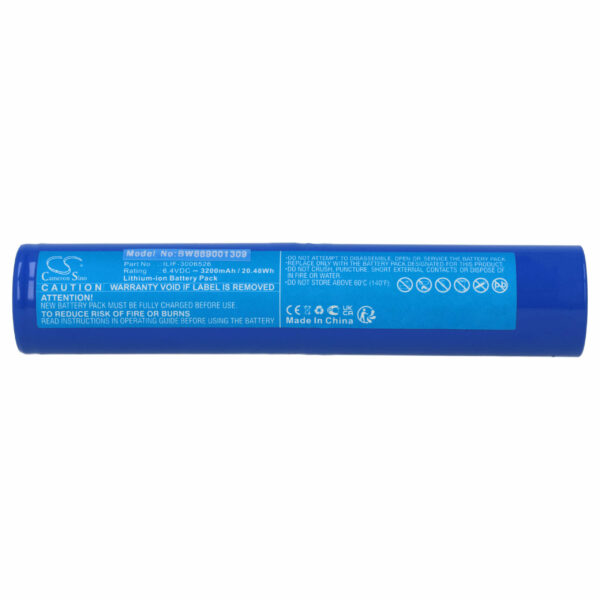 Bateria para Lanterna Maglite - vhbw 3200 mAh 6.4 V Li-Ion (ILIF-3006526)