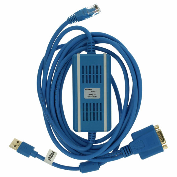 Cabo USB de Programação vhbw para Rádios Allen Bradley (Substitui USB-1747-UIC)