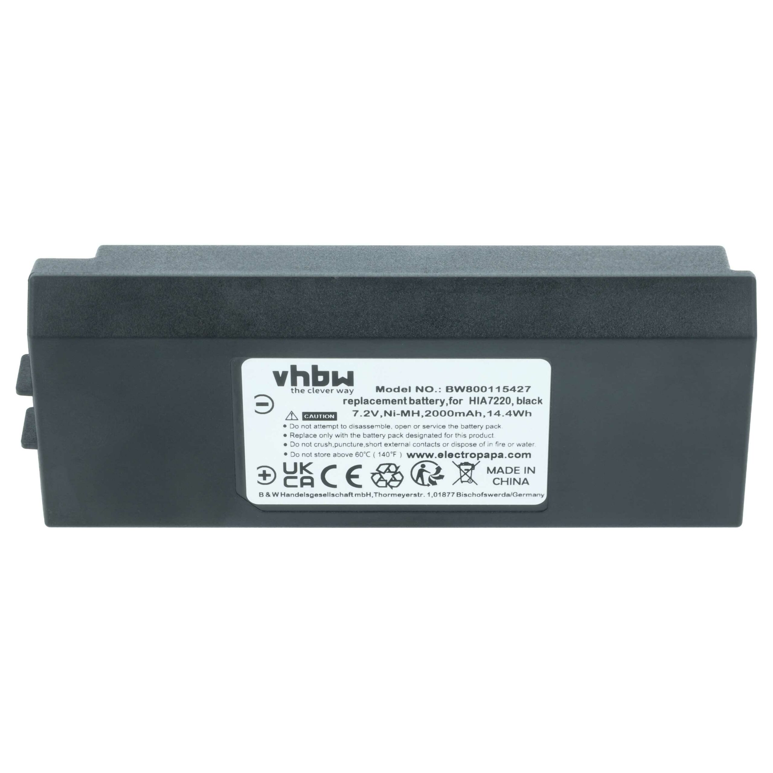 5 Baterias vhbw 2000 mAh para Comando Remoto Industrial Hiab Olsberg XS Drive - Image 3