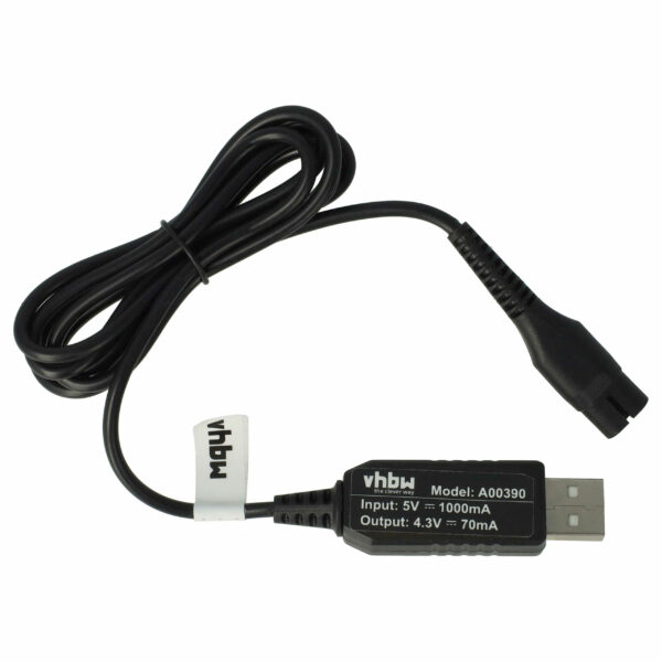 Cabo de Carregamento USB para Barbear Philips S510 - 120 cm