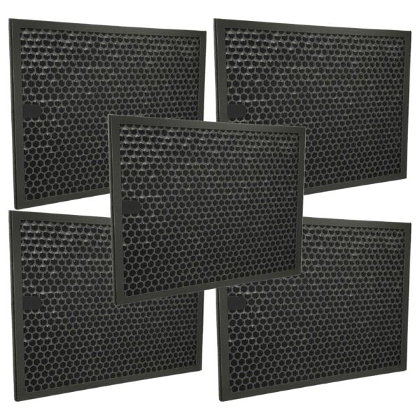 5x Filtro de carvão ativado vhbw substitui Philips FY3432/10 para Purificador de Ar