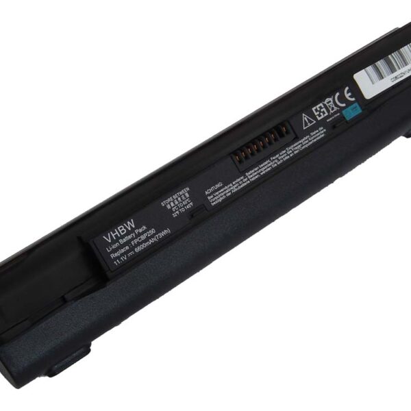 Bateria para Notebook Fujitsu Siemens - vhbw 6600 mAh 11.1V Li-Ion
