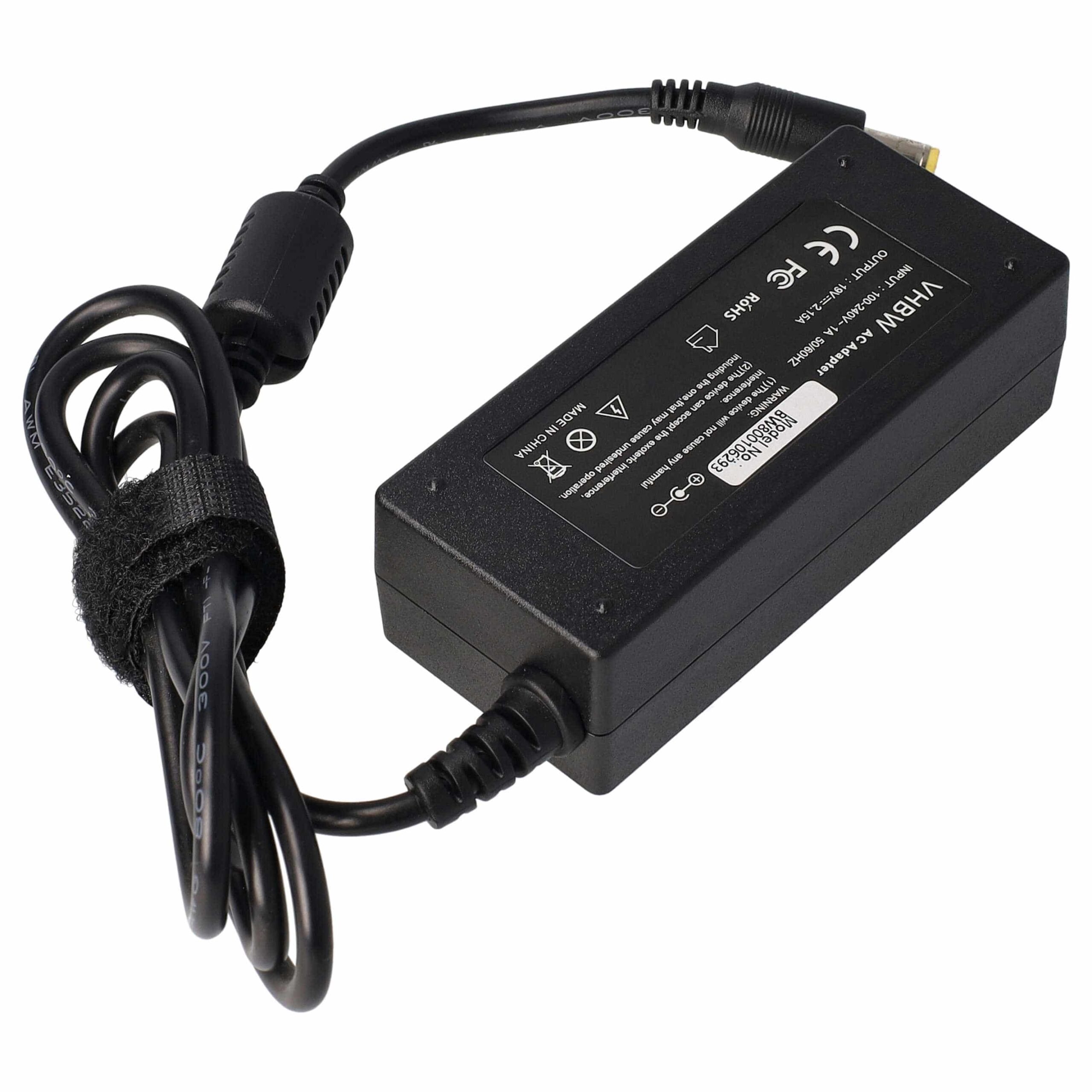 Carregador de Corrente Alternada vhbw para Acer - Substitui A045R016L, A13-045N2A, ADP-40TH A - 200 cm, 40 W - Image 4