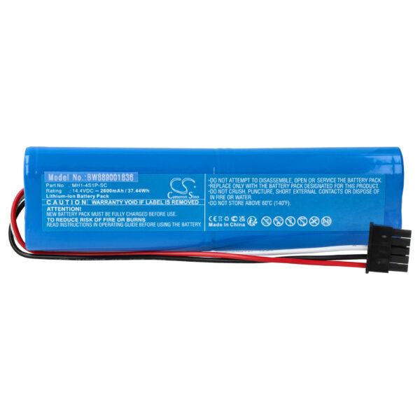 Bateria vhbw para Xiaomi / Haier / Viomi (2600mAh, 14.4V, Li-Ion)