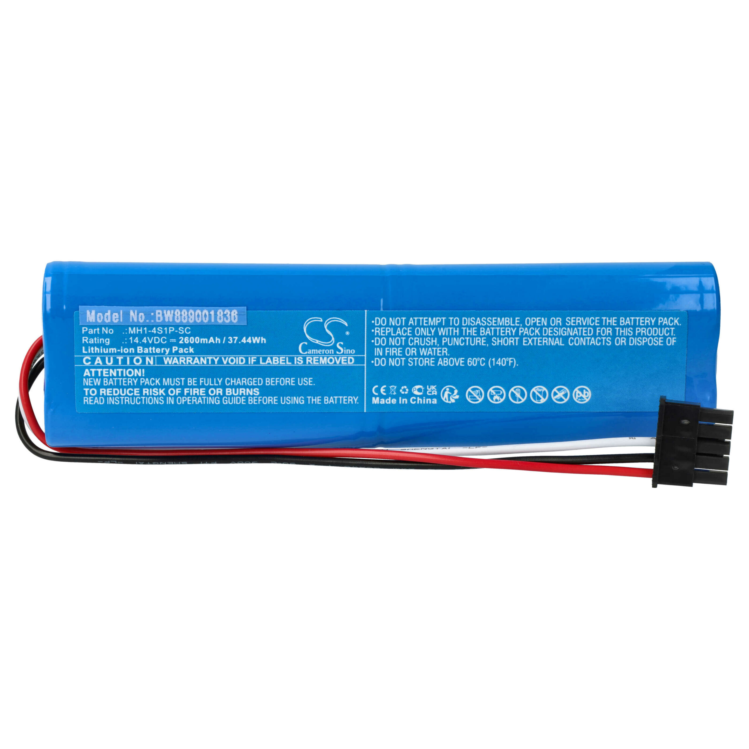 Bateria vhbw para Xiaomi / Haier / Viomi (2600mAh, 14.4V, Li-Ion)