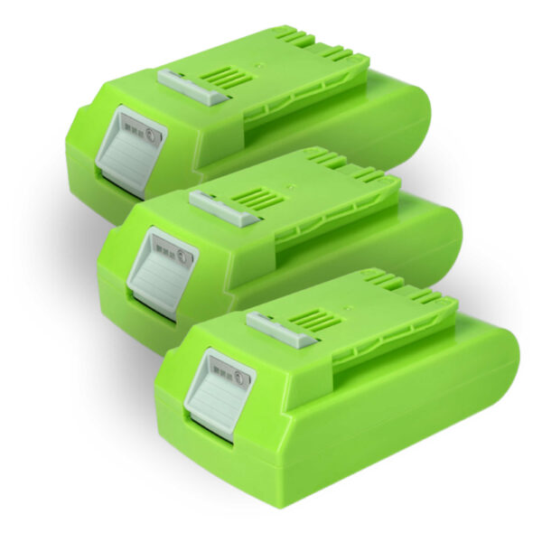Pack 3 Baterias vhbw para Alpina 270401020, BT 4024 - 24V, 2000 mAh, Li-Ion