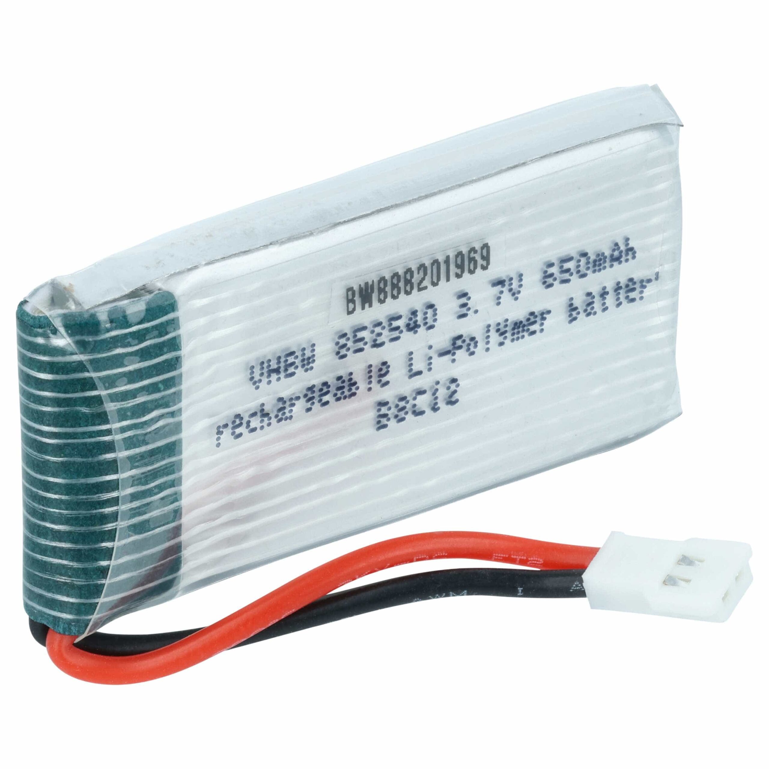 Bateria vhbw para Hubsan H107C-A24 - 650 mAh 3.7 V Li-polímero
