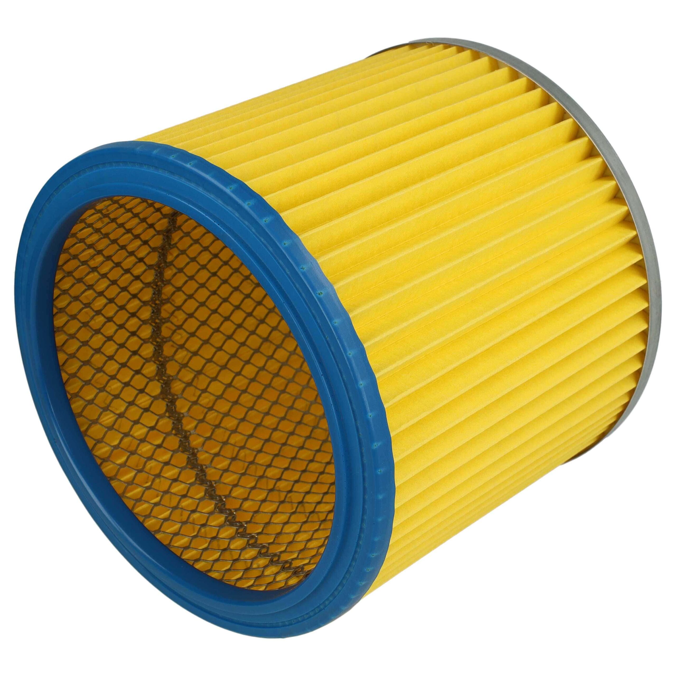 Pack de 4 Filtros de Cartucho vhbw para Aspiradores Einhell, Güde, Kärcher e Rowenta - Azul/Amarelo - Image 3