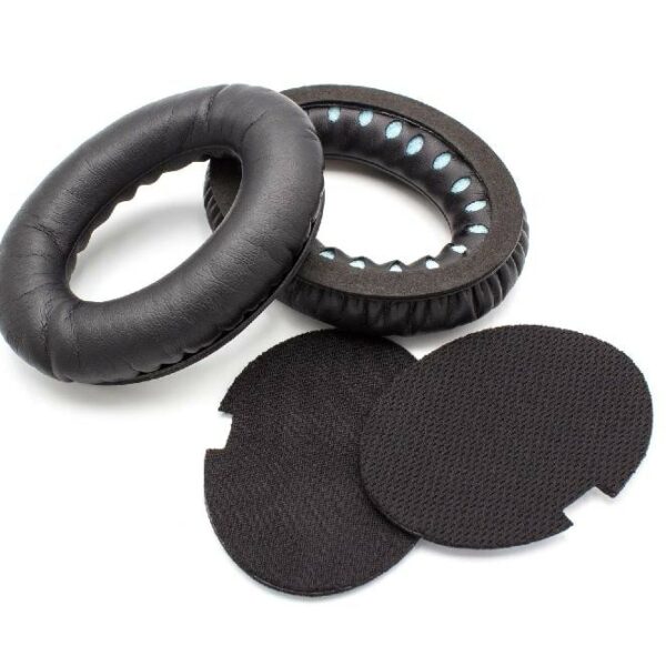 2x Almofadinhas para Auscultadores Bose QuietComfort - Poliuretano, Diâmetro 7,7 cm