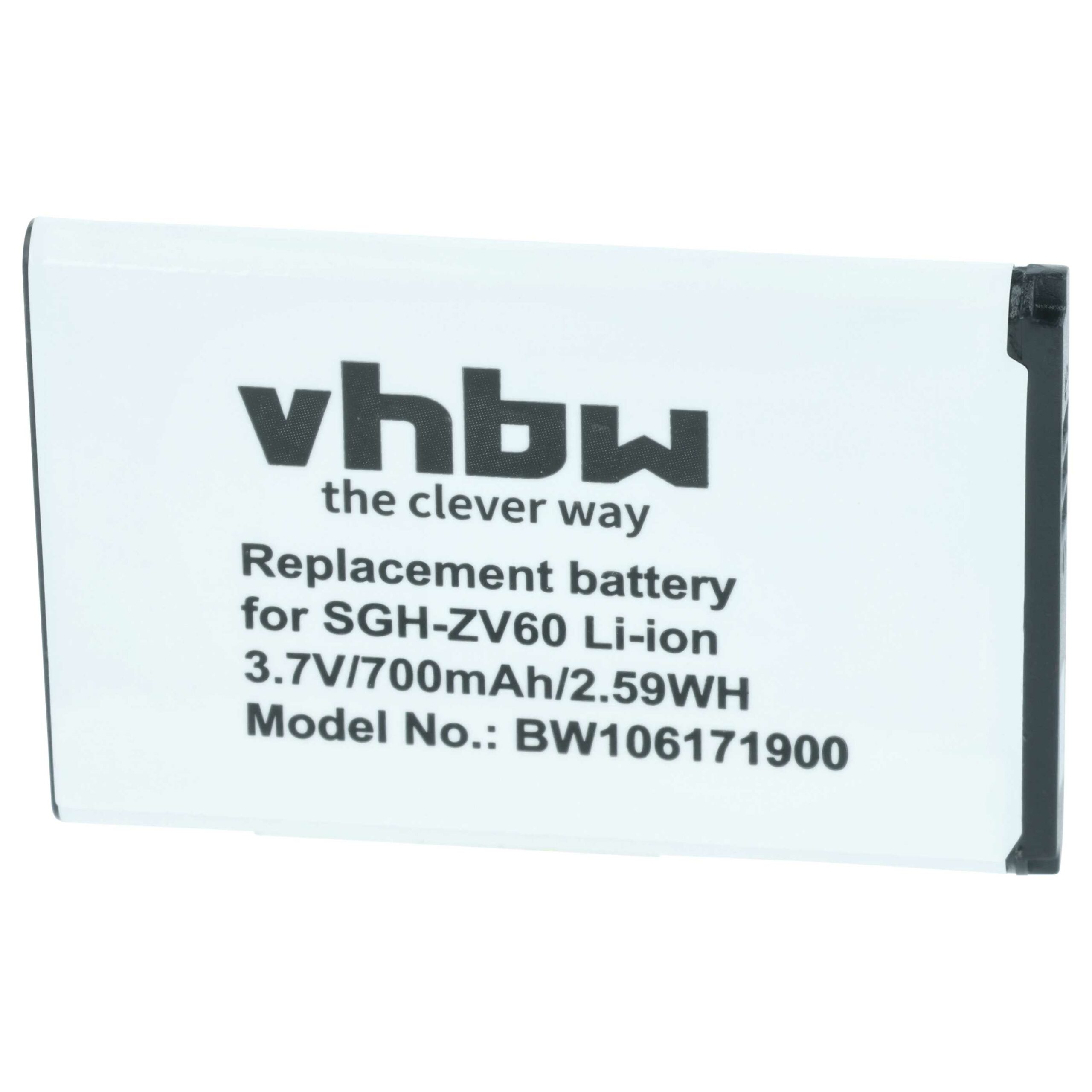 Bateria vhbw para Samsung AB463651BABSTD, AB463651BA, AB463651BC - 700 mAh 3.7 V Li-Ion - Image 3