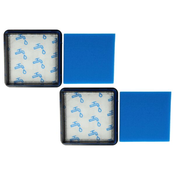 Jogo de 2 Filtros para Aspirador Philips vhbw - Substitui 432200494471