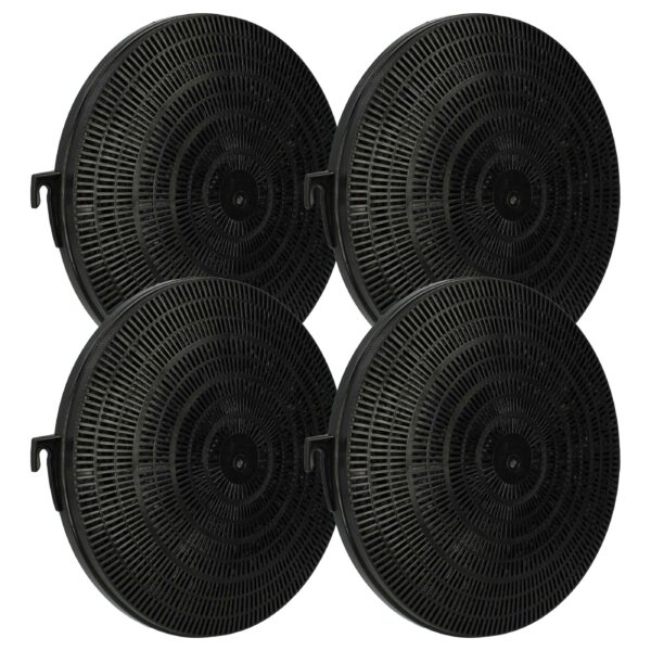 4x Filtro de Carvão Ativado de Substituição para Zanussi - 21 cm (vhbw)