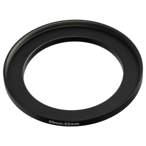 Adaptador de Anel Crescente 49mm para 62mm para Objectivas de Câmara - vhbw