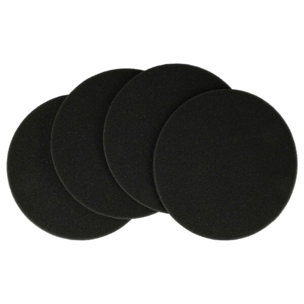 4x Filtro de Ar Compatível com Bosch 7735600382 para Ventilação - Classe G3, Lavável, Preto