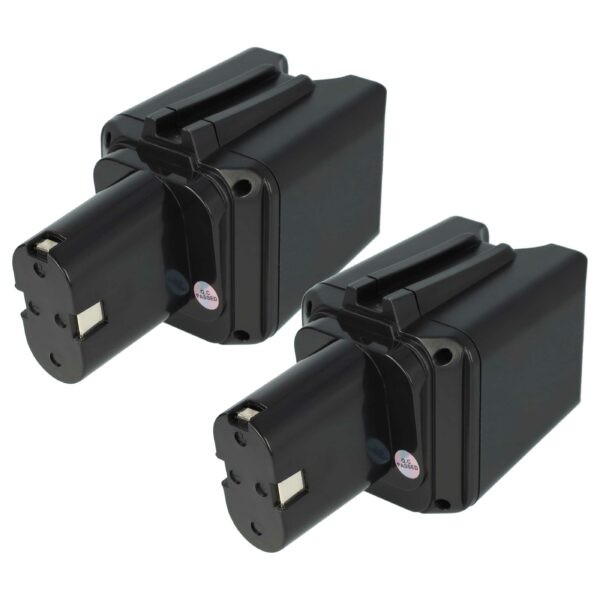 2 Baterias vhbw compatíveis com Bosch 2607300002 – 9.6 V, 2500 mAh, NiMH