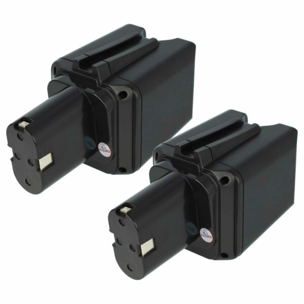 2 Baterias vhbw compatíveis com Bosch 2607300002 – 9.6 V, 2500 mAh, NiMH