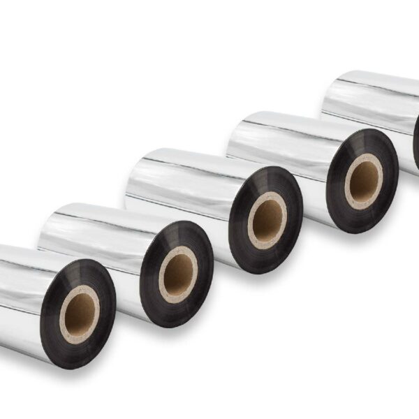 Pack 5x Fita Térmica para Godex, Printronix, TSC, Valentin e outras - 100 mm x 300 m, Wax-Plus