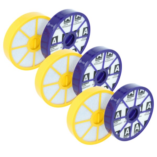 Conjunto de 3 Filtros para Aspirador Dyson - Substitui 905401-01 e 900228-01