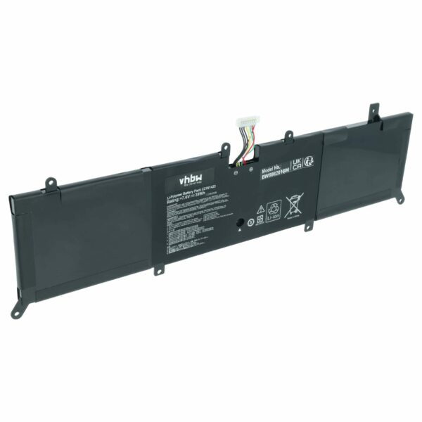 Bateria vhbw para Asus C21N1423, 0B200-01360100 - 4900 mAh 7.6 V Li-polymer