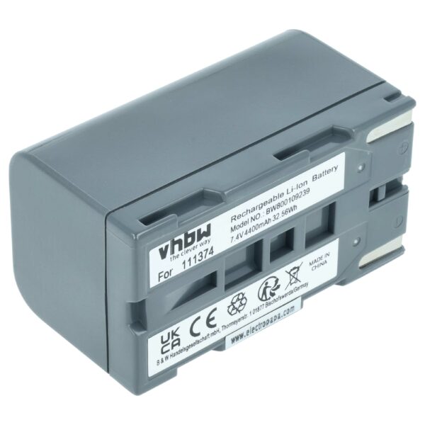 Bateria vhbw 111374 - 4400 mAh 7.4 V Li-Ion