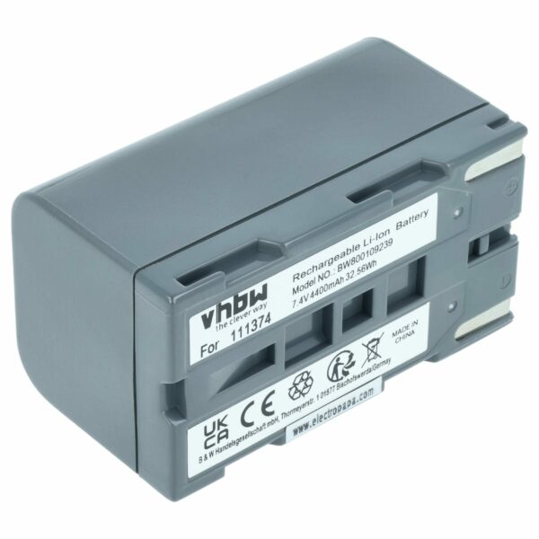 Bateria vhbw 111374 - 4400 mAh 7.4 V Li-Ion