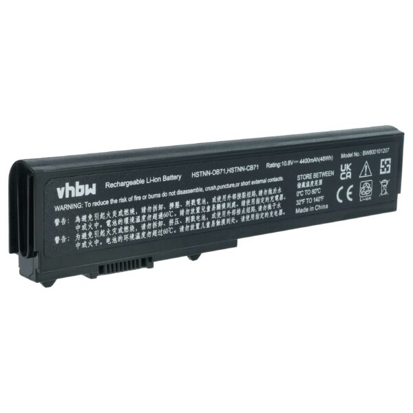 Bateria vhbw para portáteis HP Pavilion dv3000, dv3100, dv3500 - 4400 mAh, 10.8 V