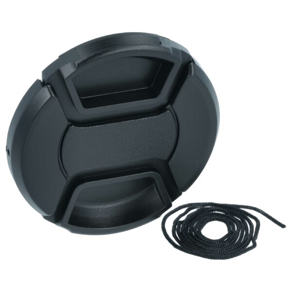 Tapa-objetivas vhbw 55 mm para Câmara - com Pega Interior, Plástico, Preto