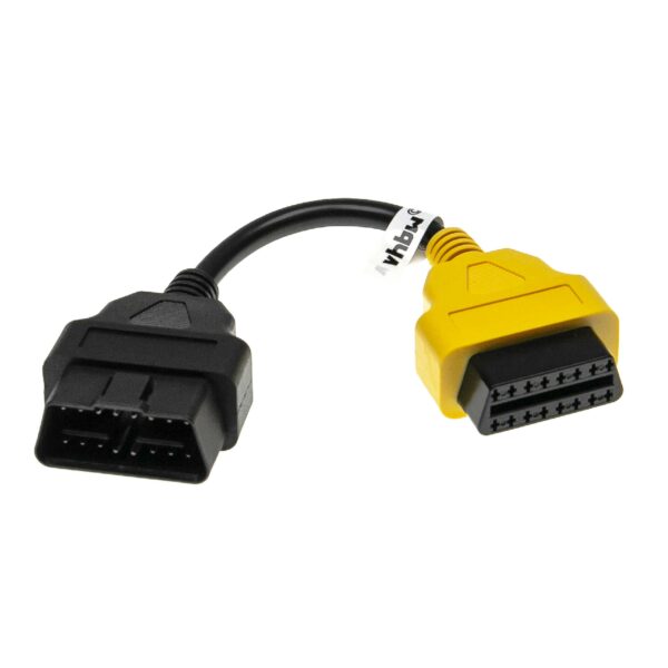 Adaptador OBD2 16 Pinos OBD1 para OBD2 Alfa Romeo, Fiat, Lancia Giulietta vhbw
