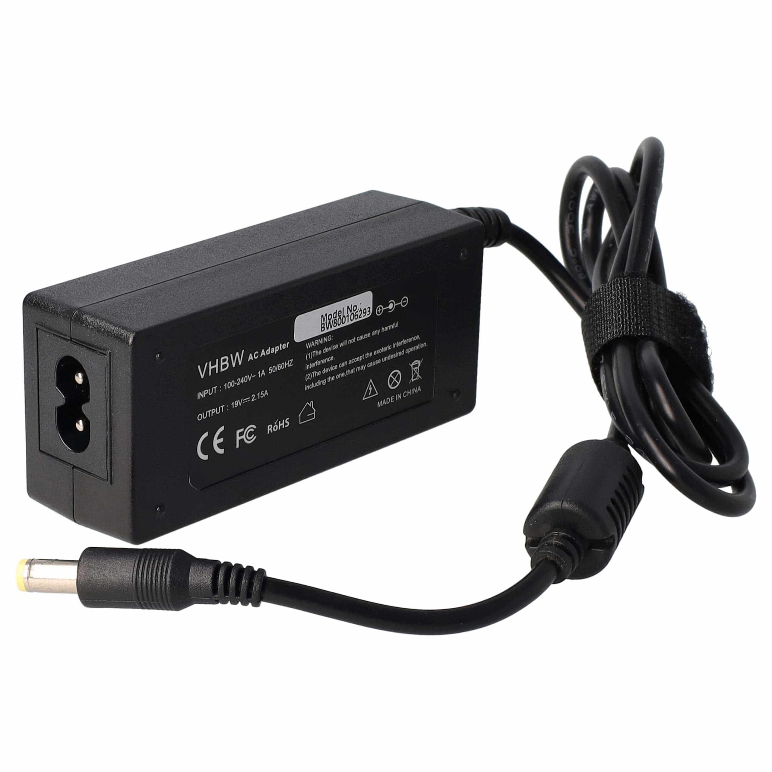 Carregador de Corrente Alternada vhbw para Acer - Substitui A045R016L, A13-045N2A, ADP-40TH A - 200 cm, 40 W - Image 3