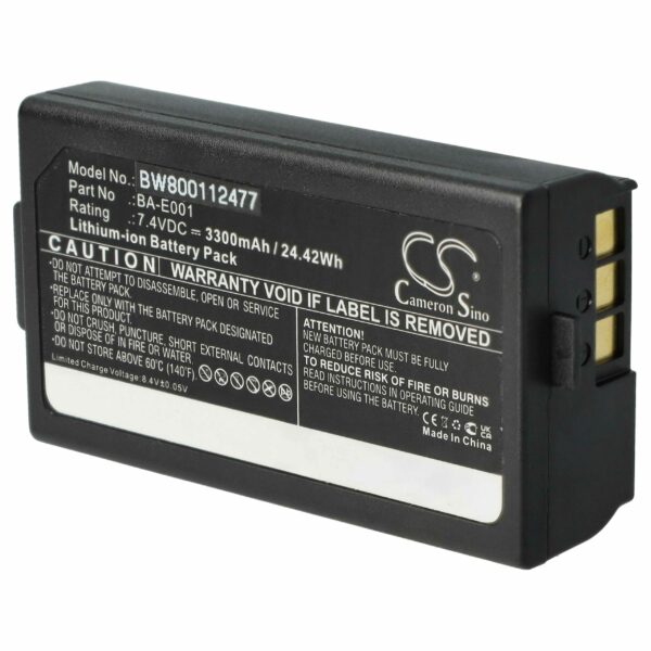 Bateria para Impressora Brother PJ7, BA-E001 - 3300 mAh 7.4 V Li-Ion vhbw