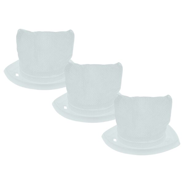 3x Filtro de Substituição vhbw para Aspirador Black & Decker FLVD10-XJ, 90590689