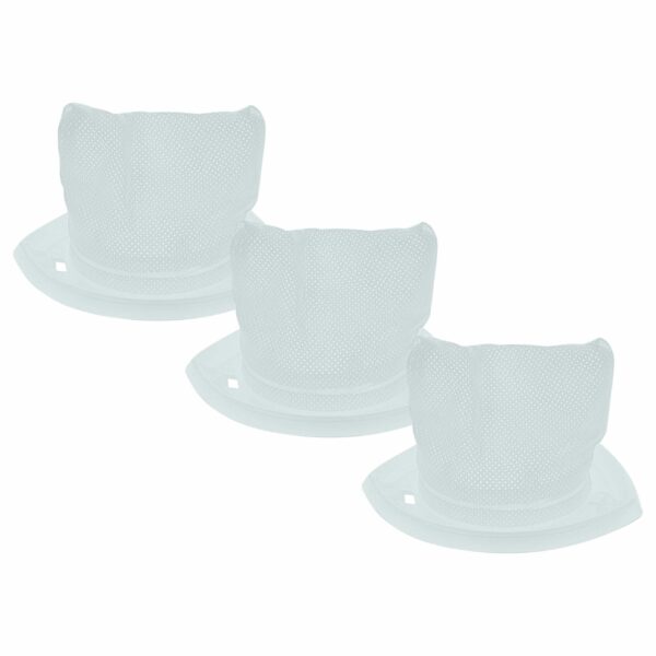 3x Filtro de Substituição vhbw para Aspirador Black & Decker FLVD10-XJ, 90590689