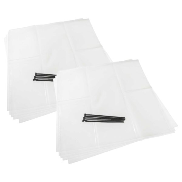 10x Sacos para Coletor de Pó vhbw para Festool 204296 (Polietileno, 65 x 65 cm)