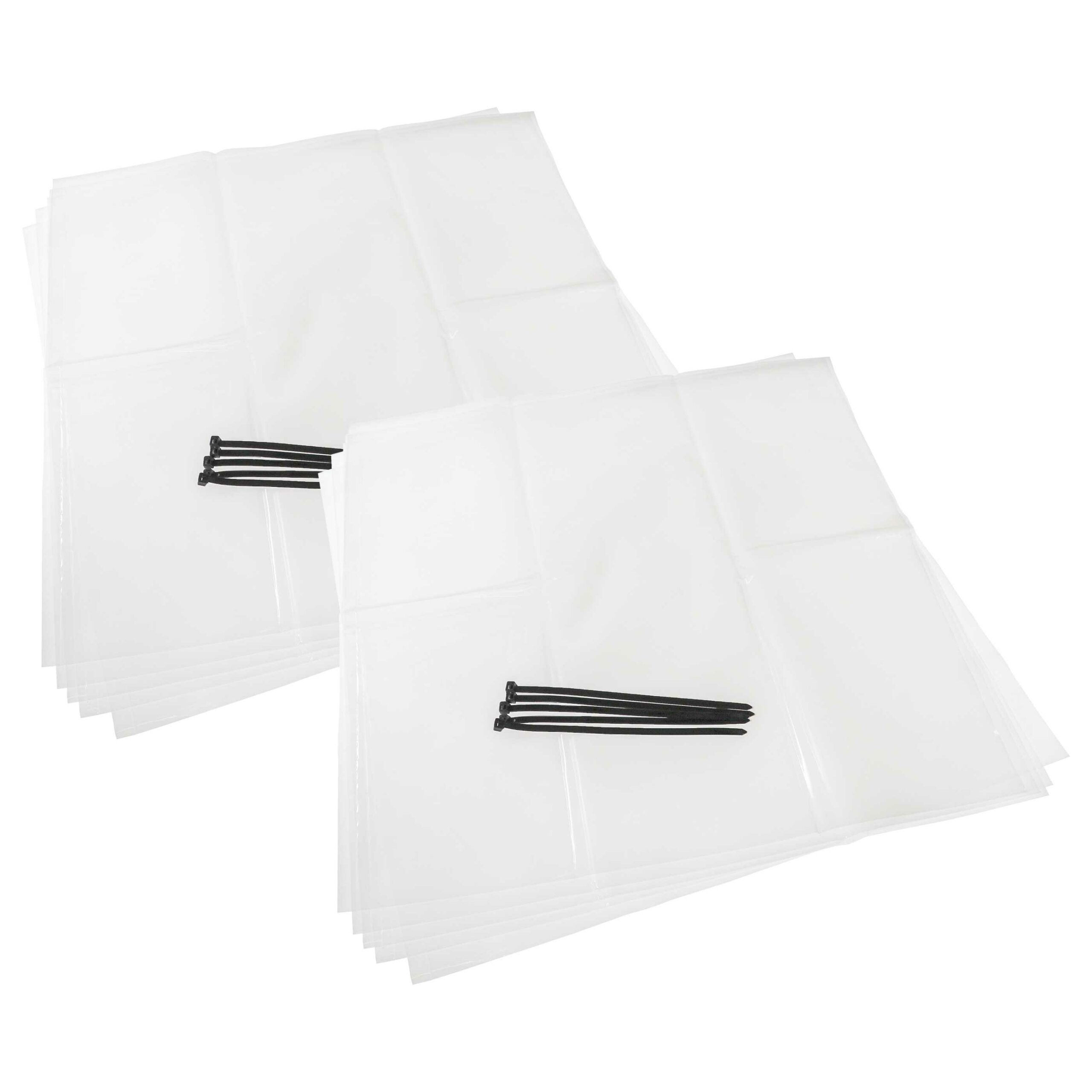 10x Sacos para Coletor de Pó vhbw para Festool 204296 (Polietileno, 65 x 65 cm)