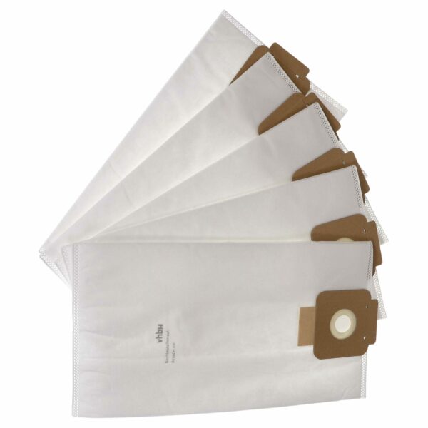Pack de 5 Sacos para Aspirador Sprintus 106.013, 106013 vhbw para Starmix - Microfleece