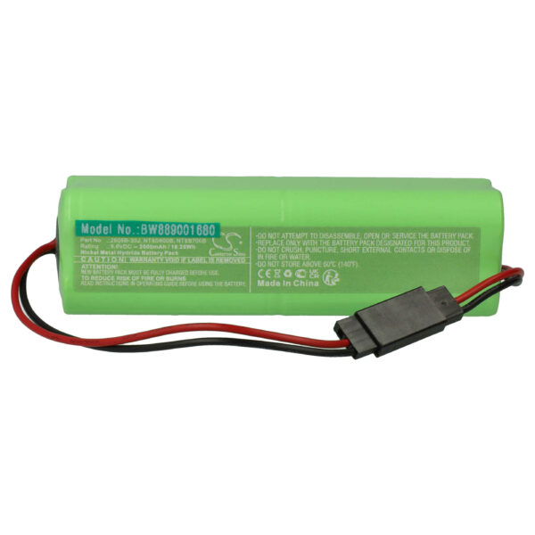 Bateria vhbw para Controlo Remoto Futaba NT8S700B, NT8S600B 2000 mAh 9.6 V NiMH