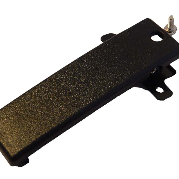 Clipe de Cinto para Rádio Kenwood TH-205 vhbw - Com Parafusos de Montagem, Plástico, Preto