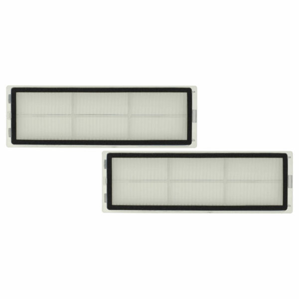 2x Filtro HEPA com Armação para Aspirador Robô Dreame, Xiaomi, Mova Mijia 1C - 15x5x1.4 cm