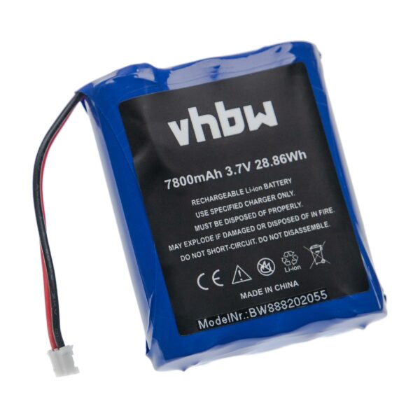 Bateria vhbw Intercom Doorbell para Technaxx 4652 - 7800 mAh 3.7 V Li-Ion