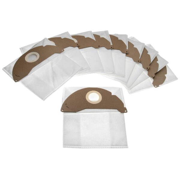 10x Sacos para Aspirador vhbw substitui Kärcher 6.904-322.0 - Microfibra