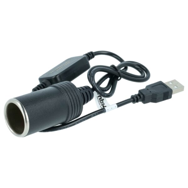 Adaptador USB para Isqueiro de Carro - Conversor 5V para 12V, USB-A para Tomada 12V, 60 cm