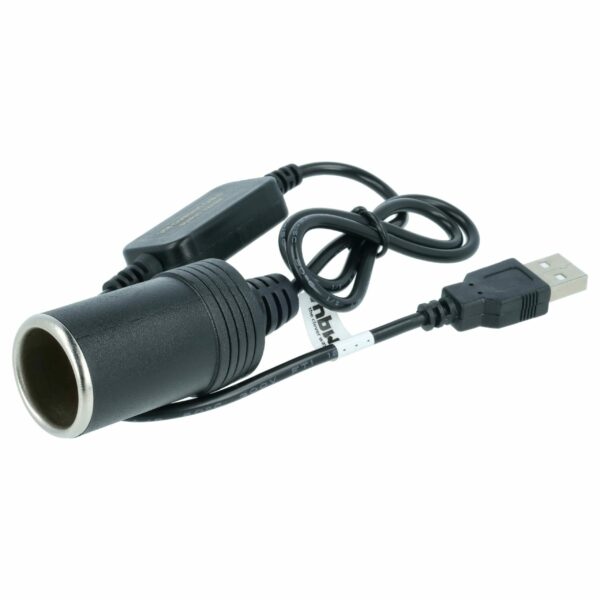 Adaptador USB para Isqueiro de Carro - Conversor 5V para 12V, USB-A para Tomada 12V, 60 cm