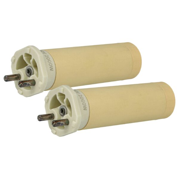 2x Elemento Aquecedor Cerâmico vhbw compatível com Pistola de Soldadura Leister 107.61