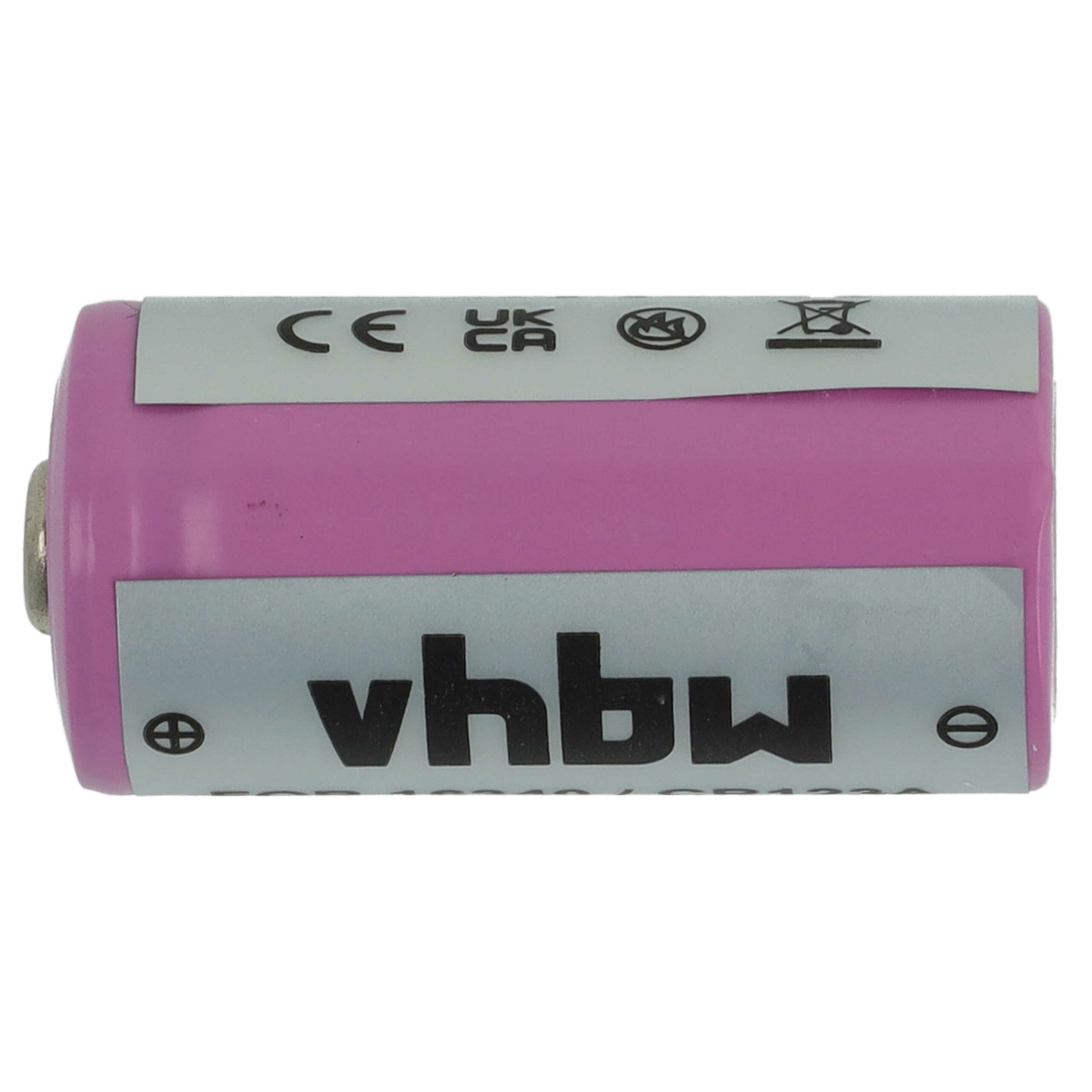 Bateria vhbw Universal 5x 16340, CR123A 800 mAh 3.6 V Li-Ion - Image 2