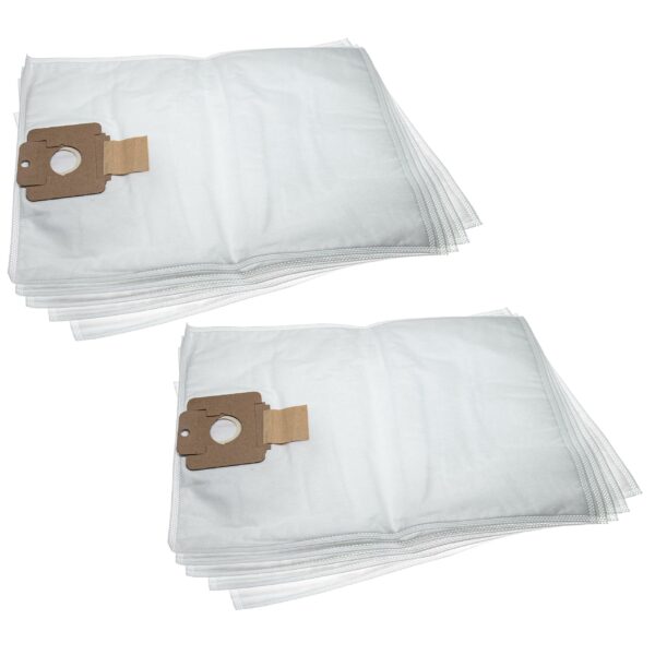 10x Saco para Aspirador Nilfisk 1470745010 - vhbw Microfleece
