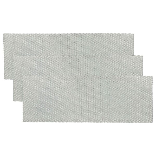Pack 3 Filtros de Graxa Metal Longa Duração vhbw para Bauknecht / Whirlpool