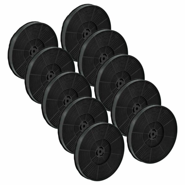 Filtro de Carvão Ativado vhbw para Coifa Bomann KF568 - Pack 10 unidades