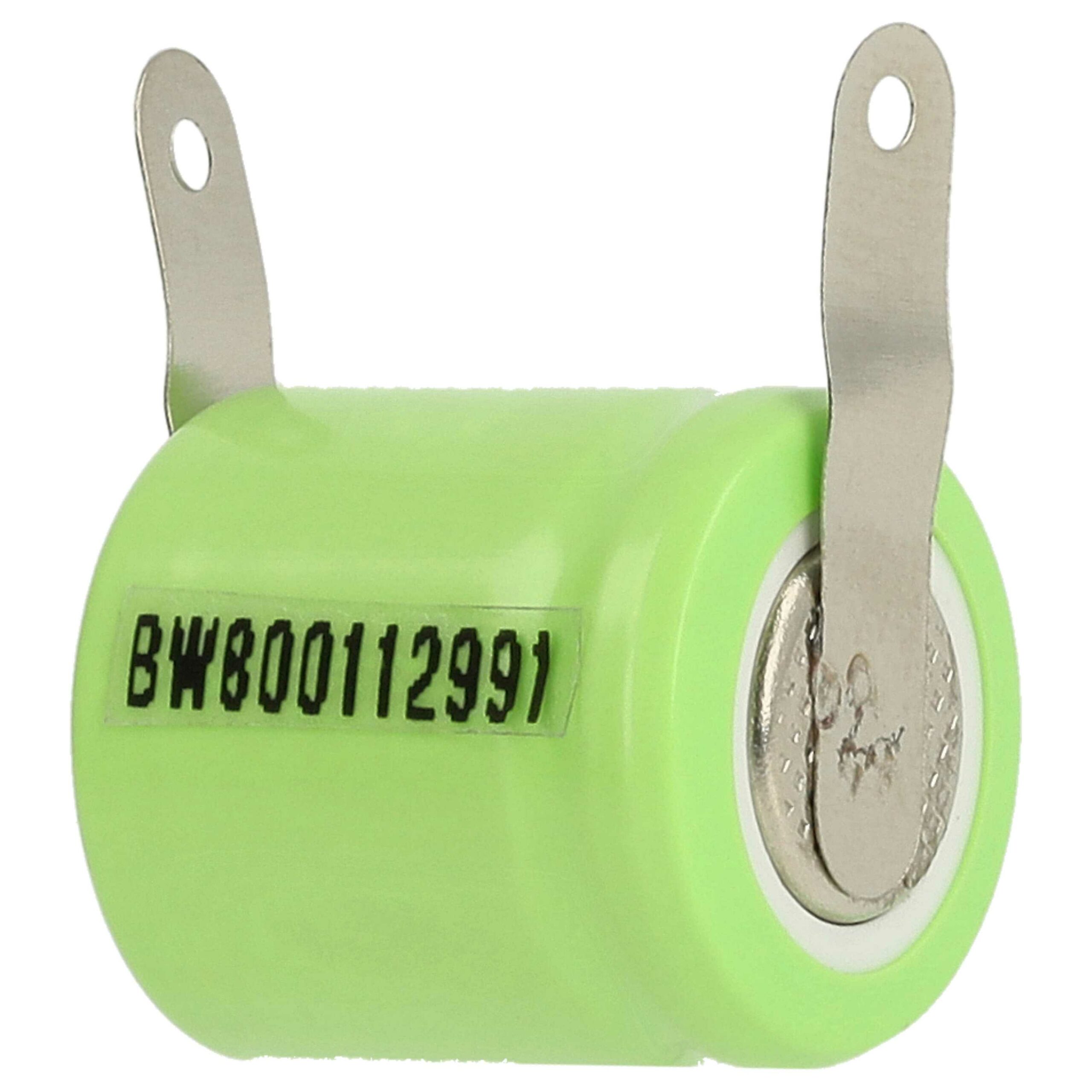 Bateria vhbw para Modelismo 2x 1/3AA 250 mAh 1.2 V NiMH - Image 2